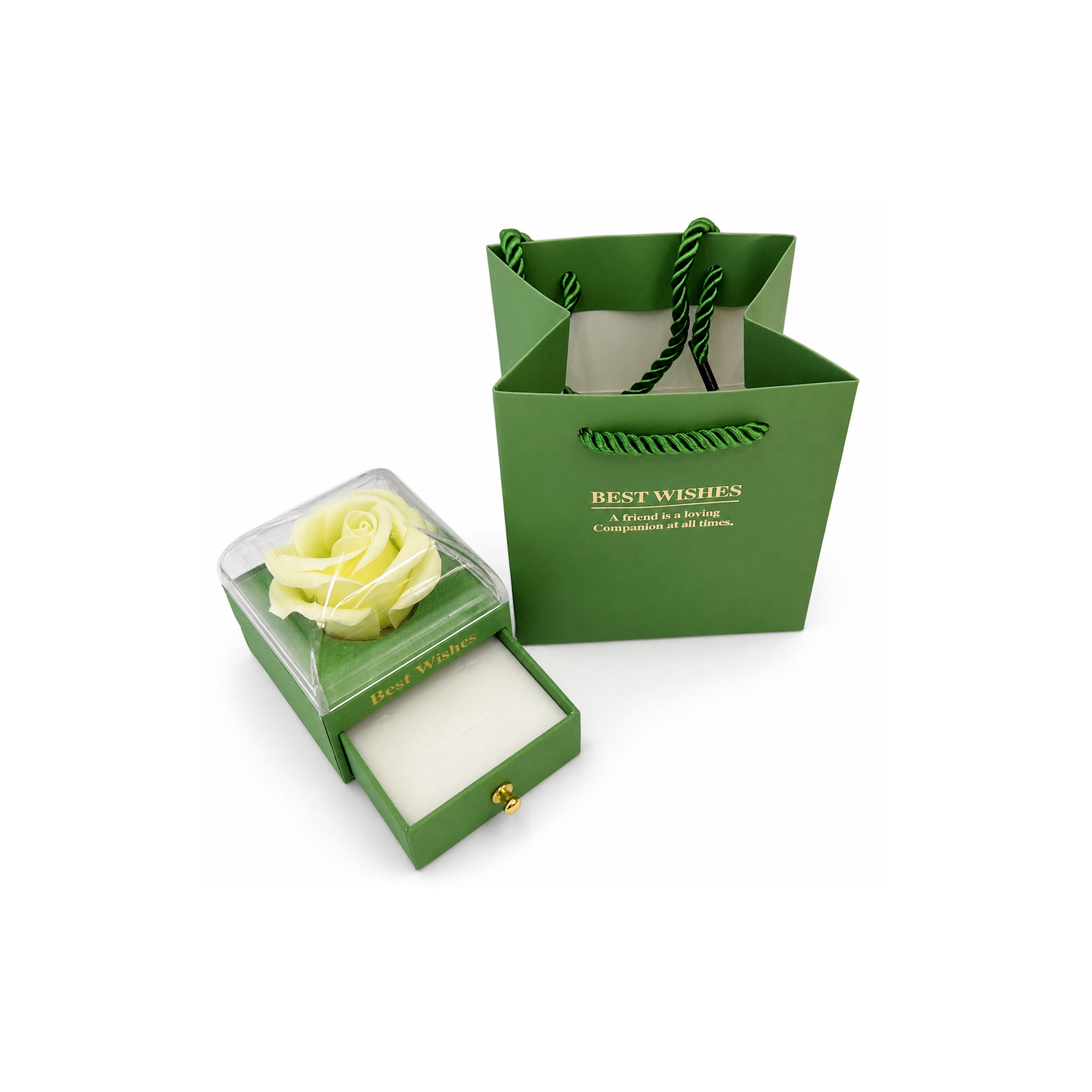 Caja Joyero y Bolsa de Regalo - 4 Colores