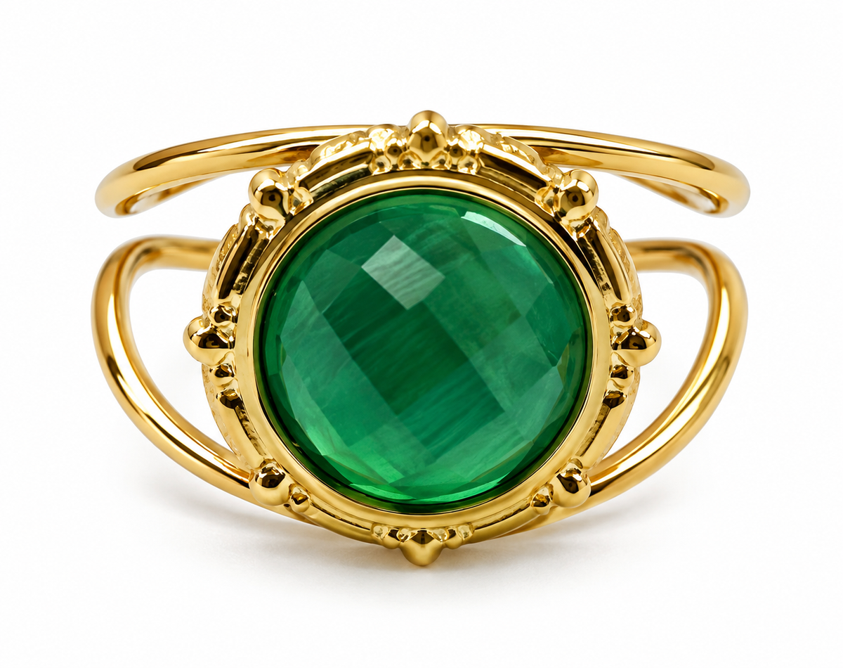 Anillo Círculo Cristal - 4 Colores