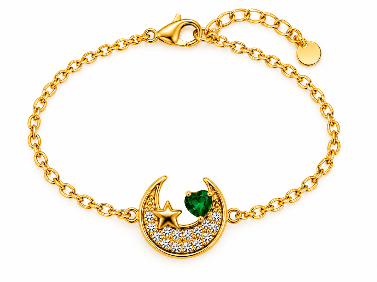 Pulsera Luna Cristal - 6 Colores