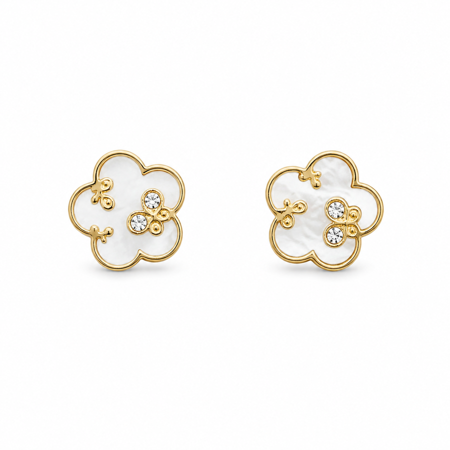 Brinco Flor Dorado
