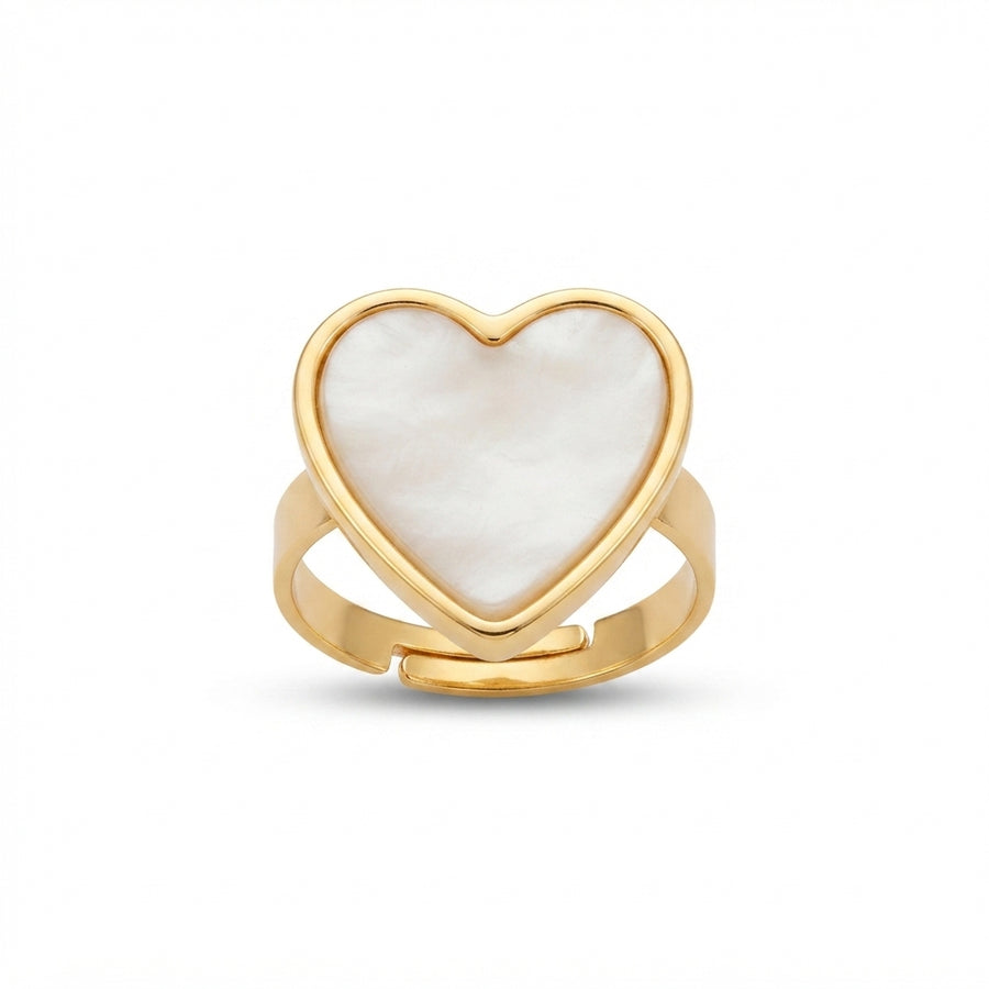 Anillo Corazón Dorado
