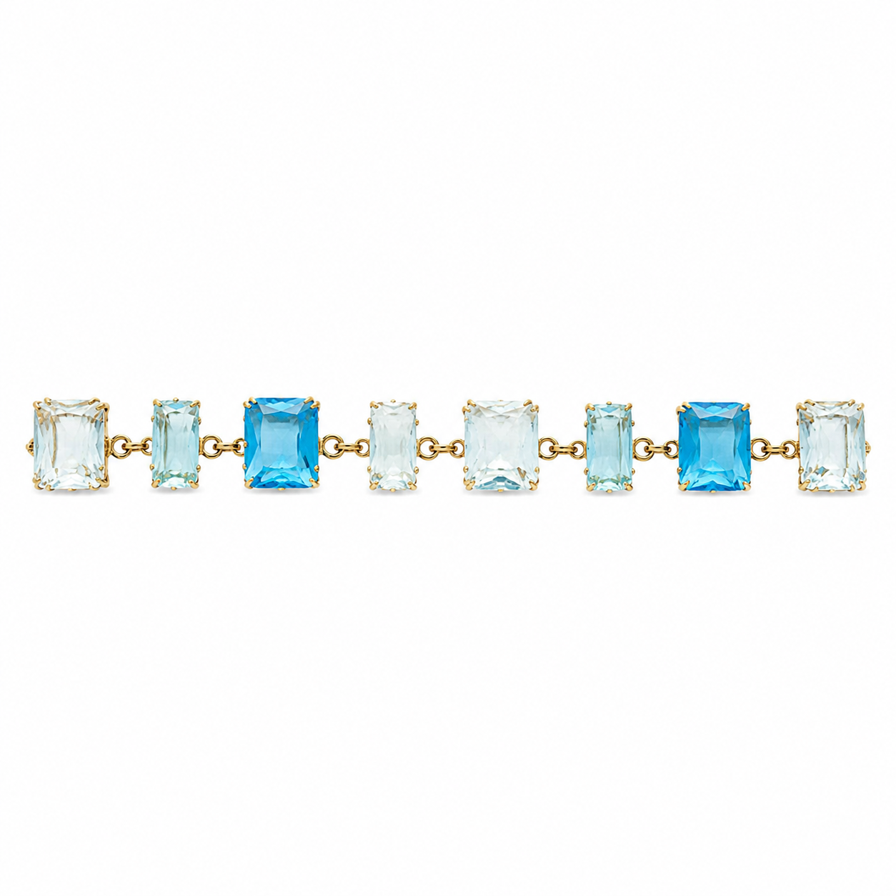 Pulsera Geométrica Azul
