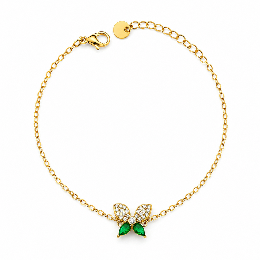 Pulsera Mariposa Verde