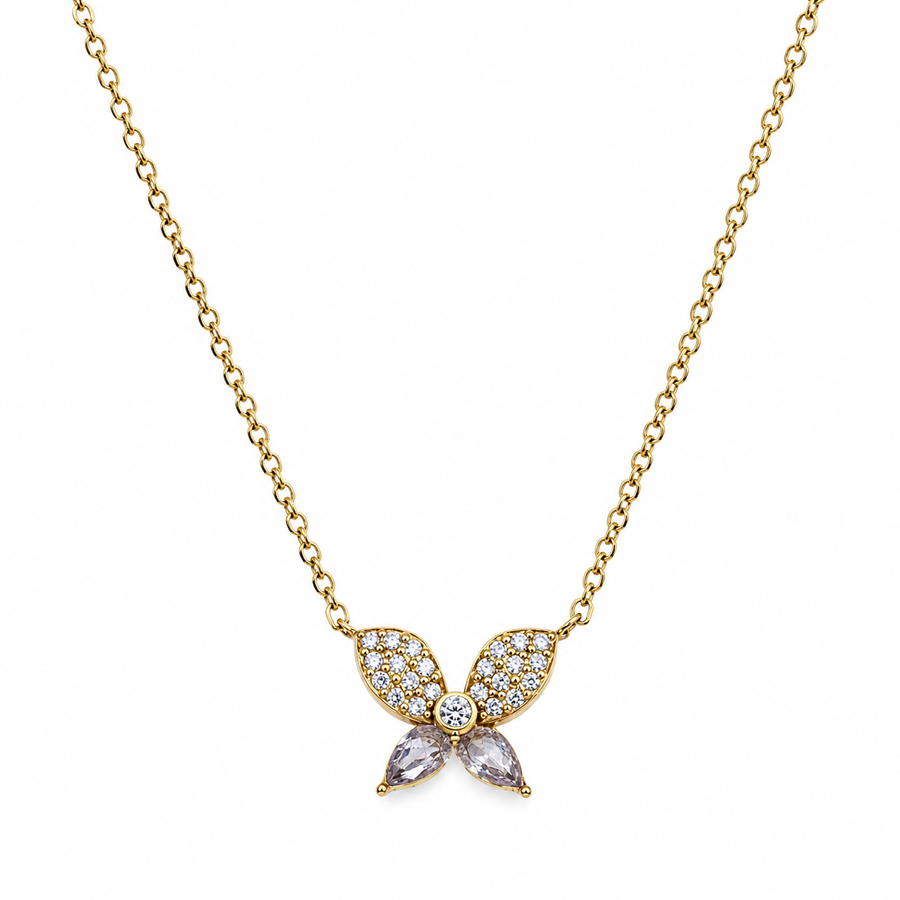 Collar Mariposa Lila