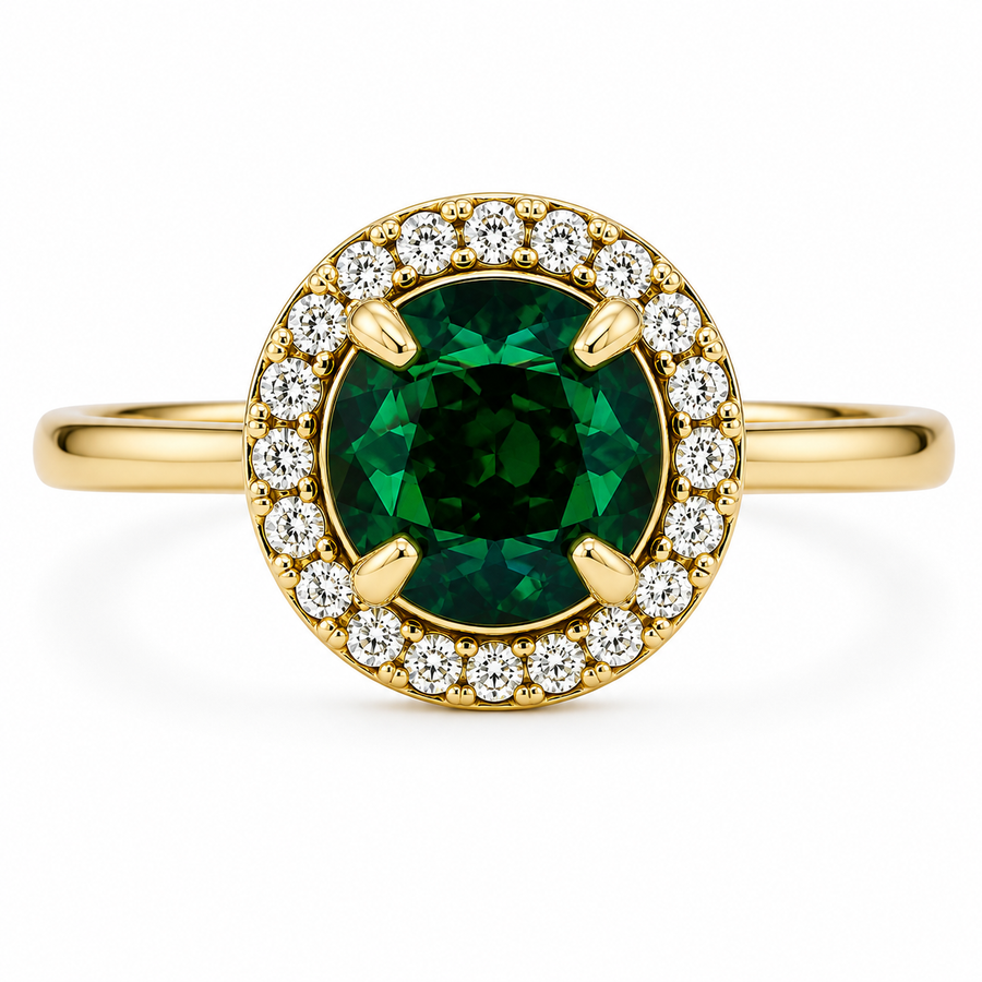 Anillo Piedra Verde