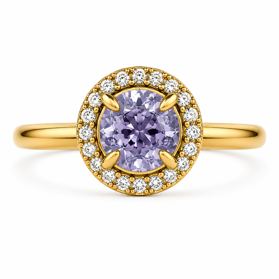 Anillo Piedra Lila