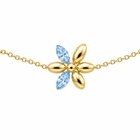 Pulsera Flor Cristal - 6 Colores