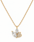 Collar Hojas Cristal - 6 Colores