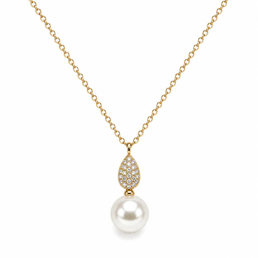 Collar Gota Perla Cristal