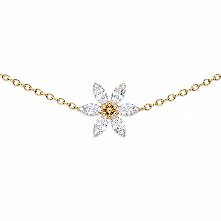 Pulsera Flores Cristal - 6 Colores