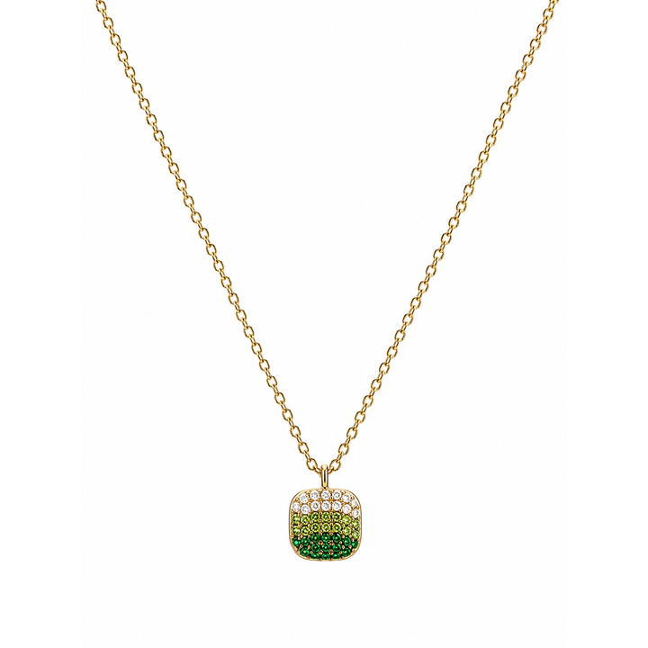 Collar Rectangulo Cristal - 4 Colores