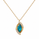 Collar Navette Cristal - 6 Colores