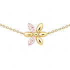 Pulsera Flor Cristal - 6 Colores