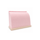 Exhibidor Curvo para Collares con Base de Madera - 4 Colores
