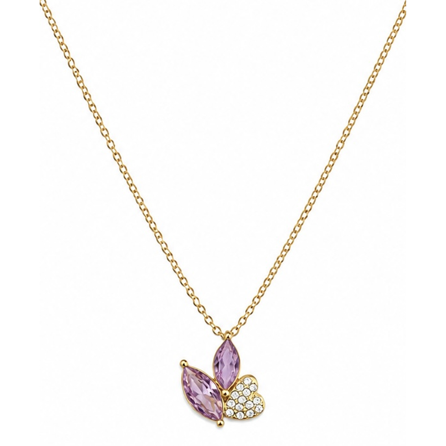 Collar Hojas Cristal - 6 Colores