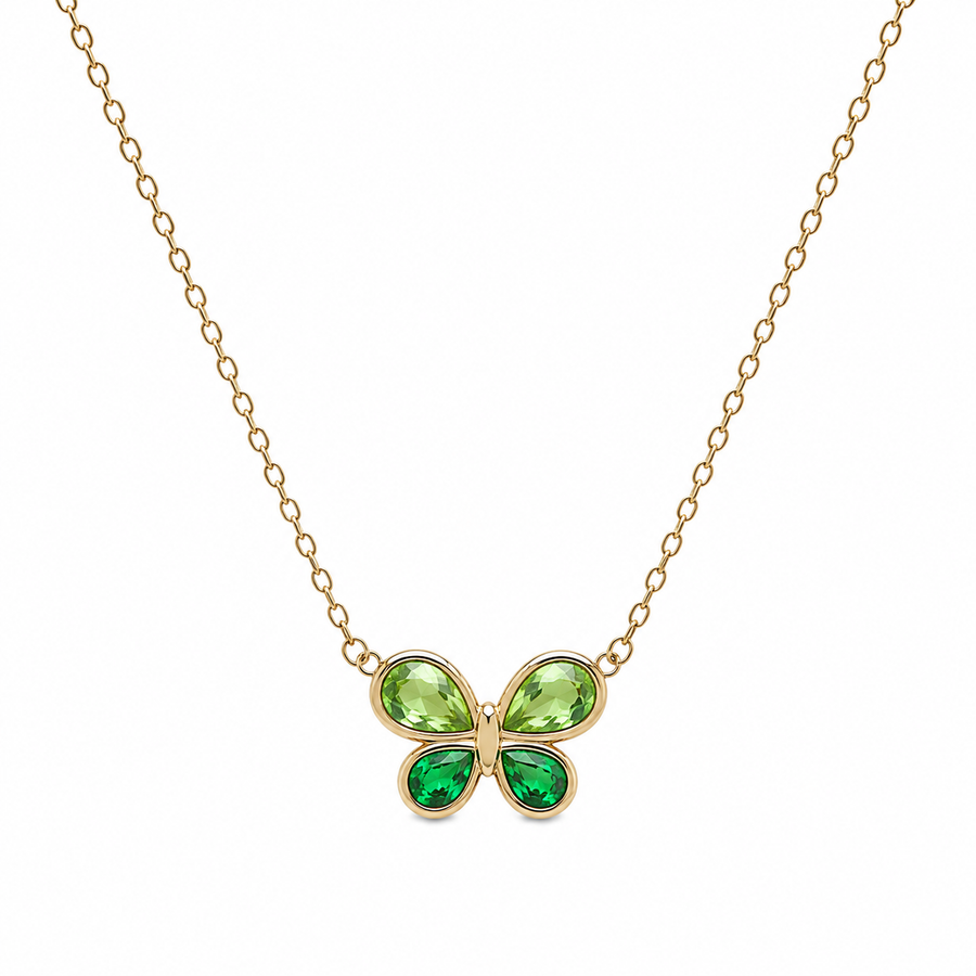 Collar Mariposa Cristal - 4 Colores