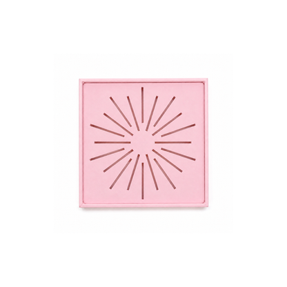 Exhibidor cuadrado diseño radial - 5 Colores