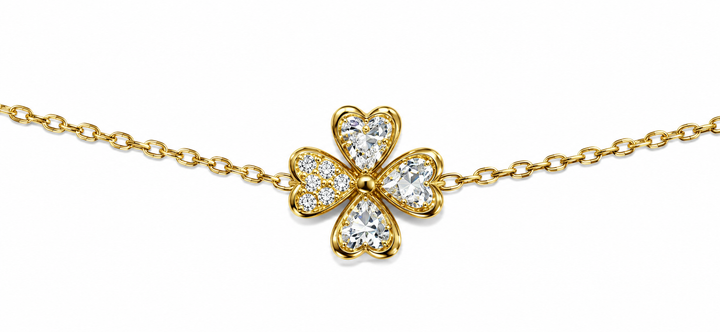 Pulsera Trébol Cristal - 5 Colores