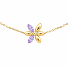 Pulsera Flor Cristal - 6 Colores