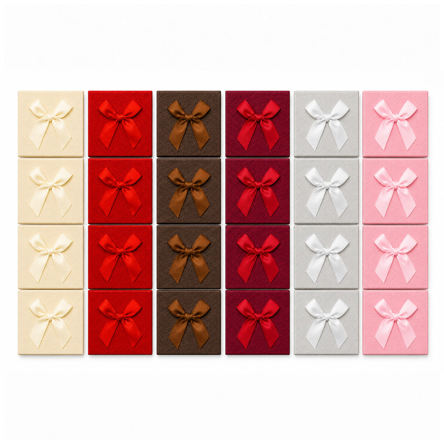 Caja con Lazo P (Pack 24 Und) - 6 Colores
