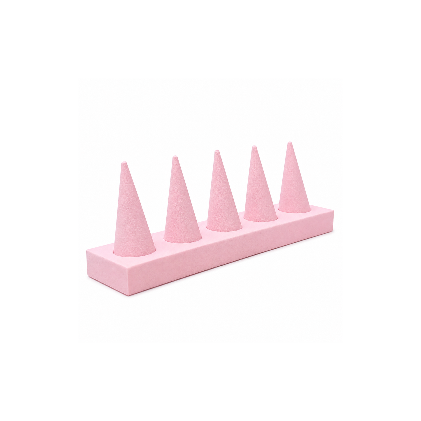 Exhibidor de 5 Conos para Anillos - 4 Colores