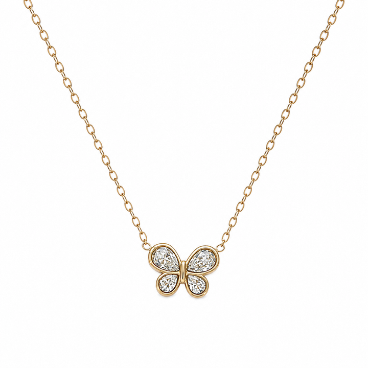 Collar Mariposa Cristal - 4 Colores