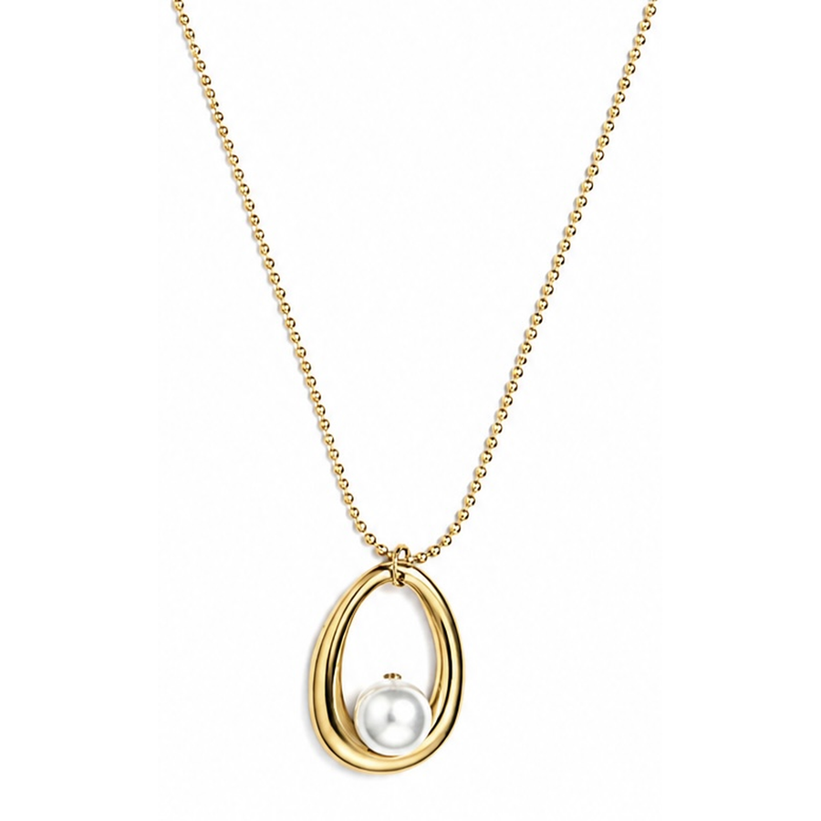 Collar Circulo Perla