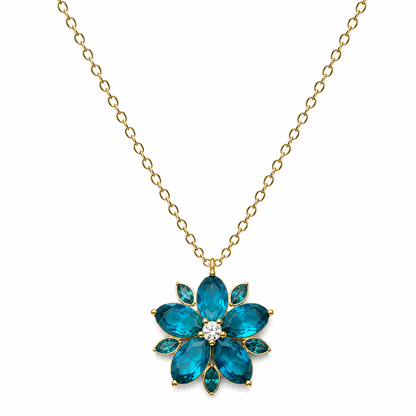 Collar Pétalos Cristal - 4 Colores