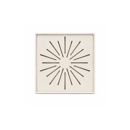 Exhibidor cuadrado diseño radial - 5 Colores