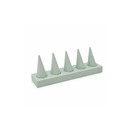 Exhibidor de 5 Conos para Anillos - 4 Colores