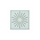 Exhibidor cuadrado diseño radial - 5 Colores