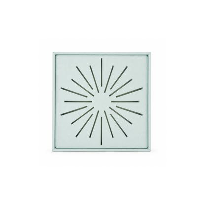 Exhibidor cuadrado diseño radial - 5 Colores