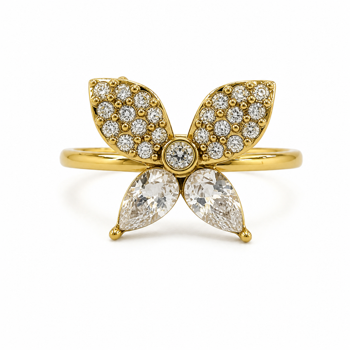 Anillo Mariposa Cristal - 6 Colores