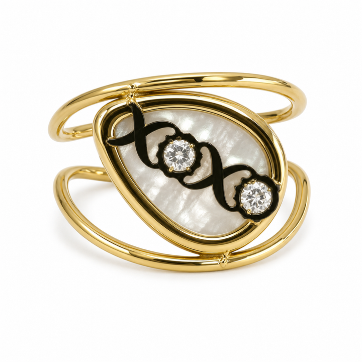 Anillo Oval Nácar