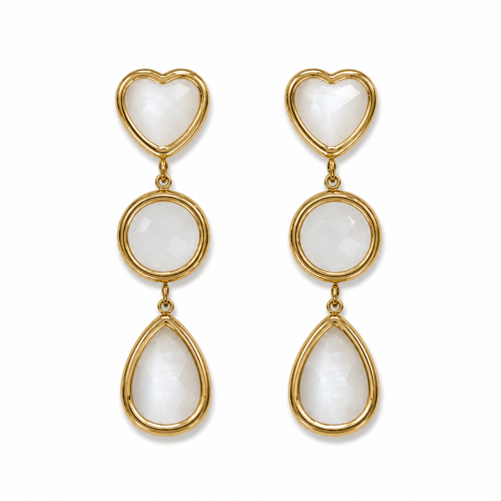 Pendientes Tres Formas - 4 Colores