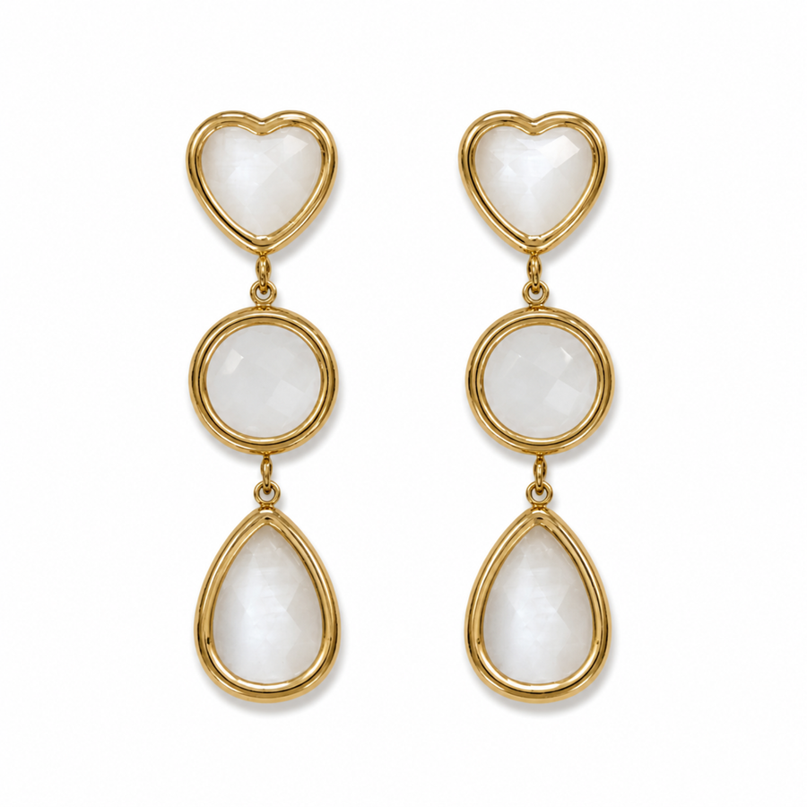 Pendientes Tres Formas - 4 Colores