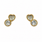 Pendientes Corazón Cristal - 4 Colores