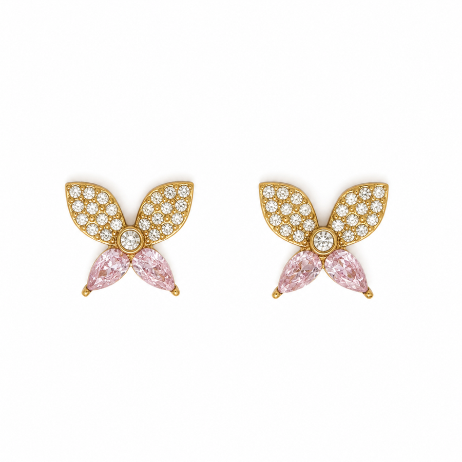 Pendiente Mariposas Cristal - 6 Colores