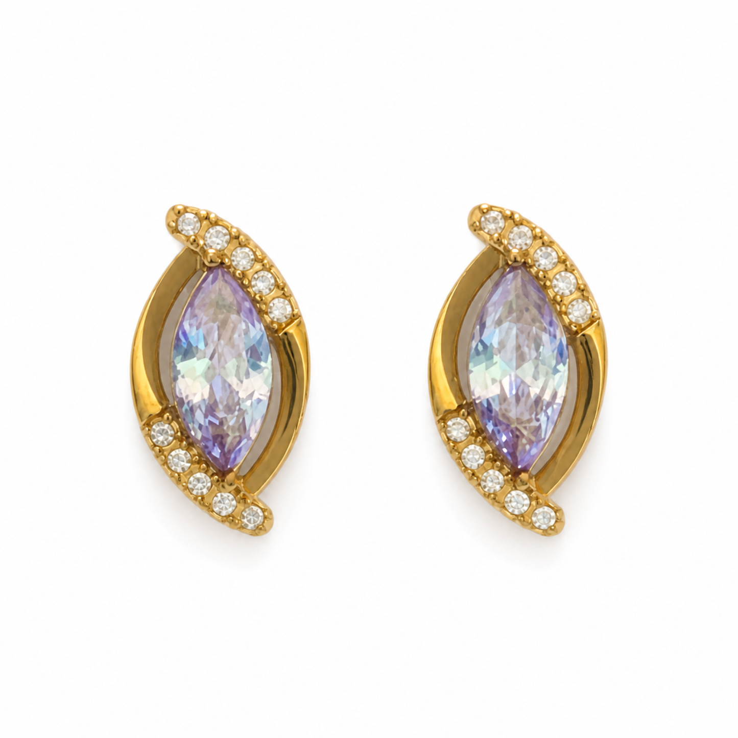 Colgantes Navette Cristal - 6 Colores