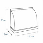Exhibidor Curvo para Collares con Base de Madera - 4 Colores