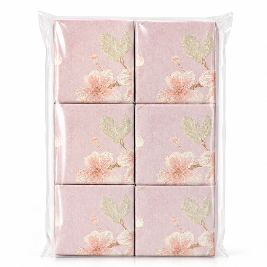 Caja Floral Cuadrada (Pack 12 Und) - 4 Colores
