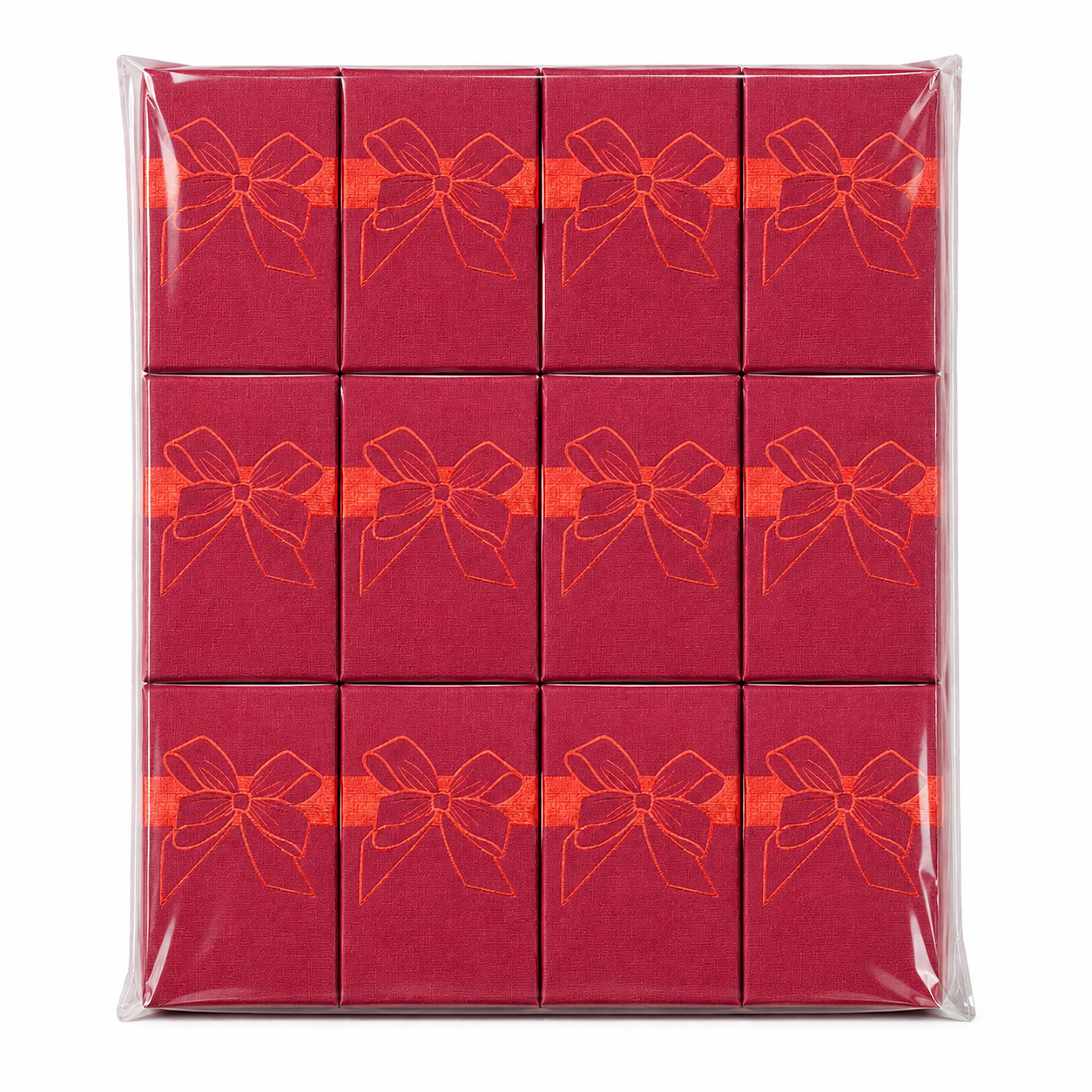Caja de Regalo con Lazo (Pack 24 Und) - 2 Colores
