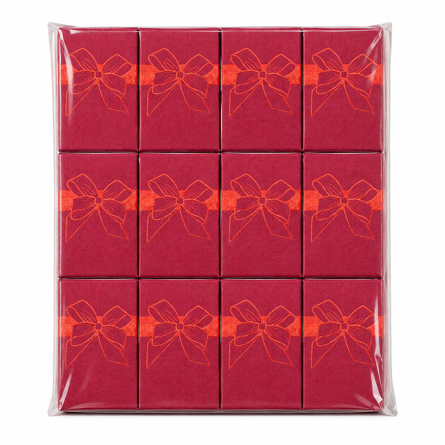 Caja de Regalo con Lazo (Pack 24 Und) - 2 Colores