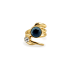 Anillo Envolvente con Doble Cristal Facetado