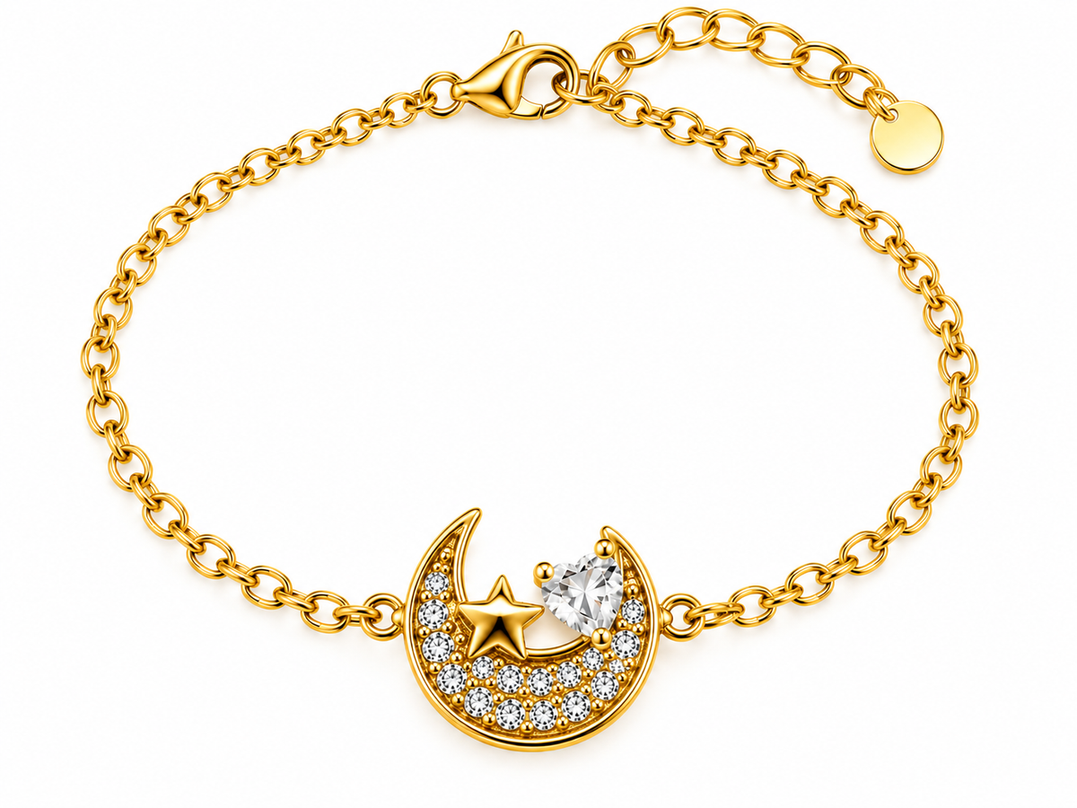 Pulsera Luna Cristal - 6 Colores