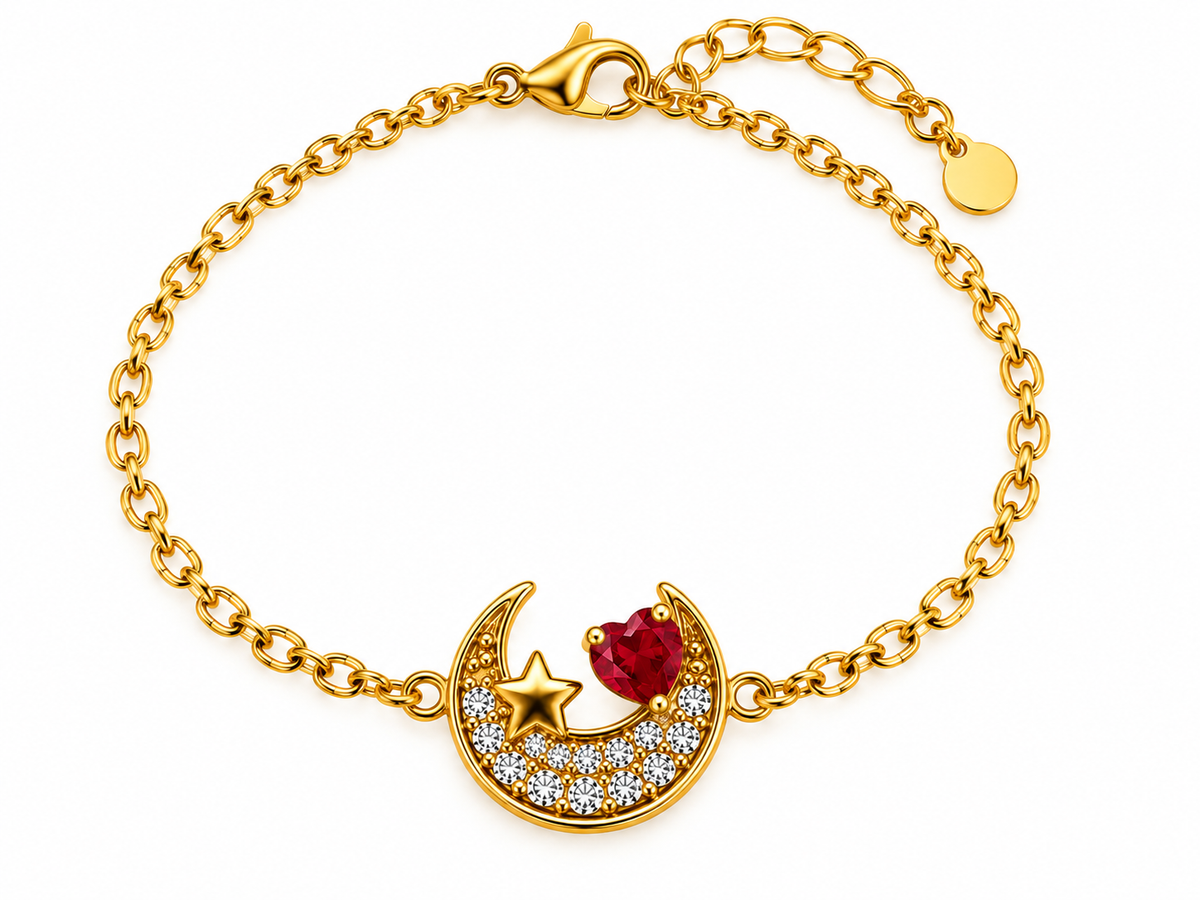 Pulsera Luna Cristal - 6 Colores