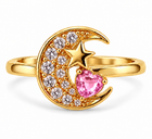 Anillo Luna Cristal - 6 Colores