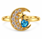 Anillo Luna Cristal - 6 Colores