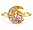 Anillo Luna Cristal - 6 Colores