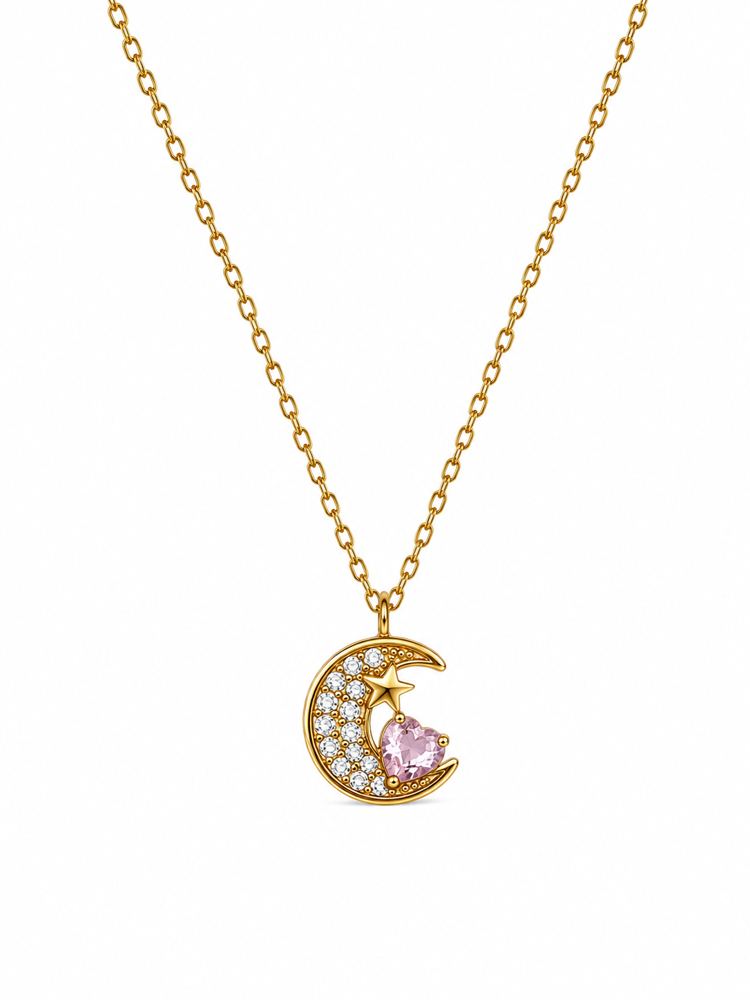 Collar Luna Cristal - 6 Colores